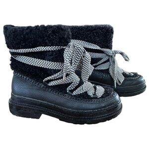 Splendid Women's Chunky Yuki Booties Boots Black Size 8